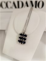 Collana Boccadamo Uomo in Acciaio Cristallo AGR030B - AGR030B